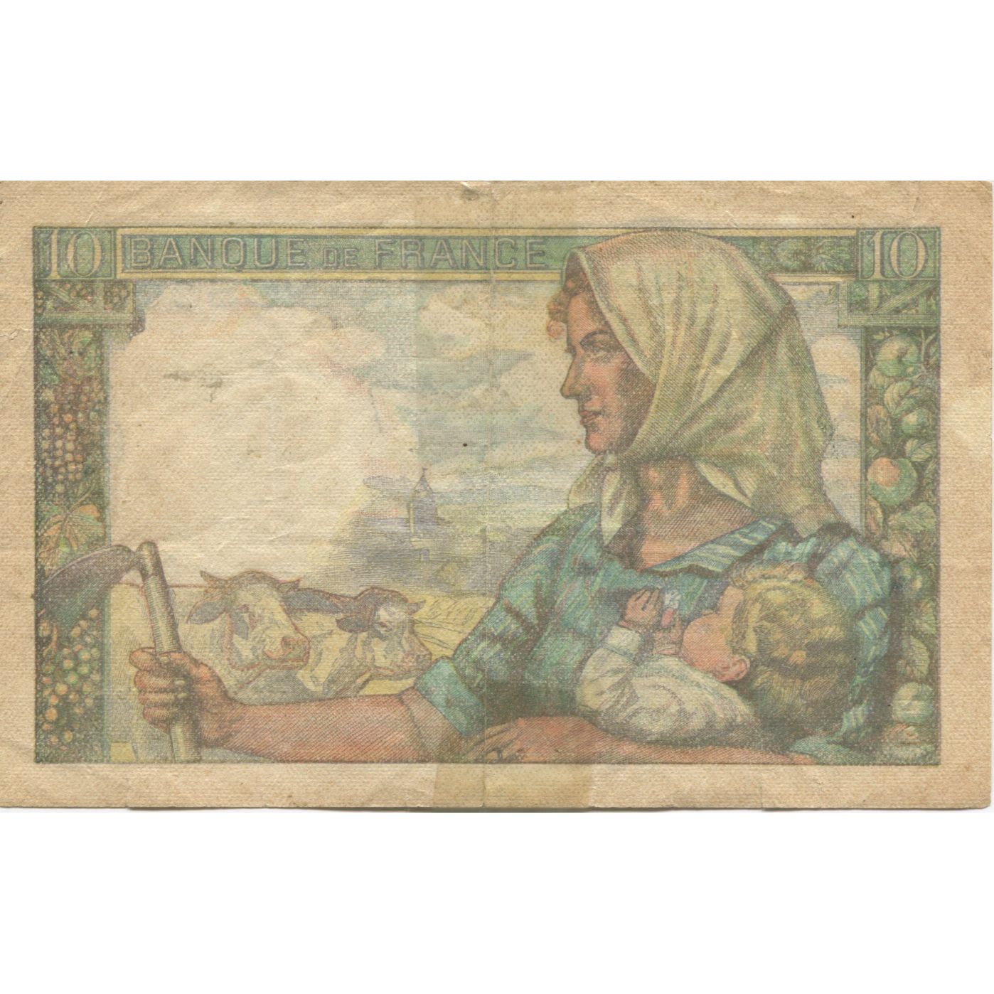 France, 10 Francs, Mineur, 1947, 1947-10-30, VF(20-25), Fayette:08.18, KM:99f