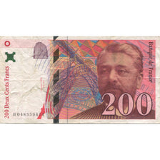 France, 200 Francs, Eiffel, 1996, VF(30-35), Fayette:75.3b, KM:159b