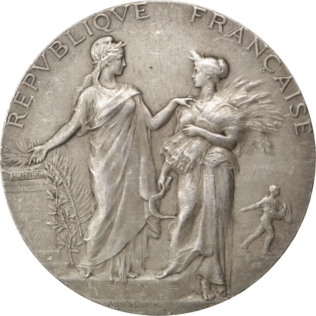 Francia, Medal, French Third Republic, Business & industry, 1902, Dubois.A