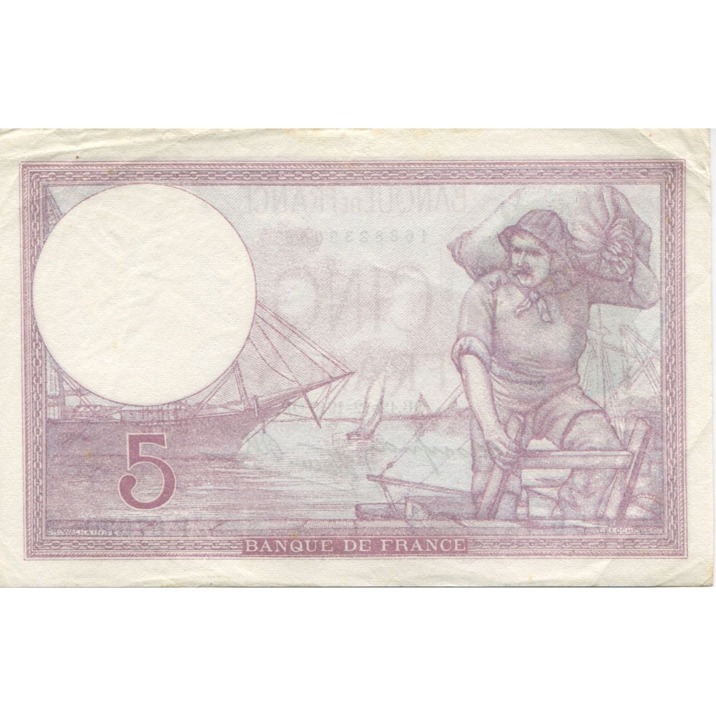 Frankrijk, 5 Francs, Violet, 1940, 1940-12-12, TTB, Fayette:04.17, KM:83