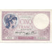 Francia, 5 Francs, Violet, 1940, 1940-12-12, MBC, Fayette:04.17, KM:83