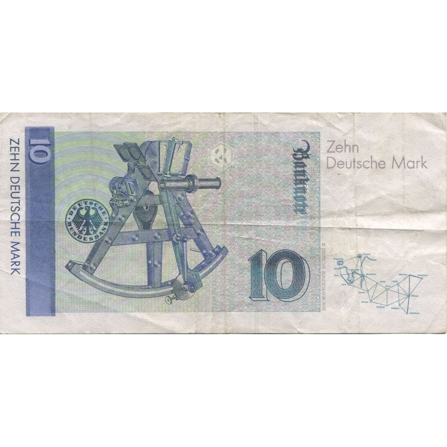 Banknote, GERMANY - FEDERAL REPUBLIC, 10 Deutsche Mark, 1989, 1989-01-02