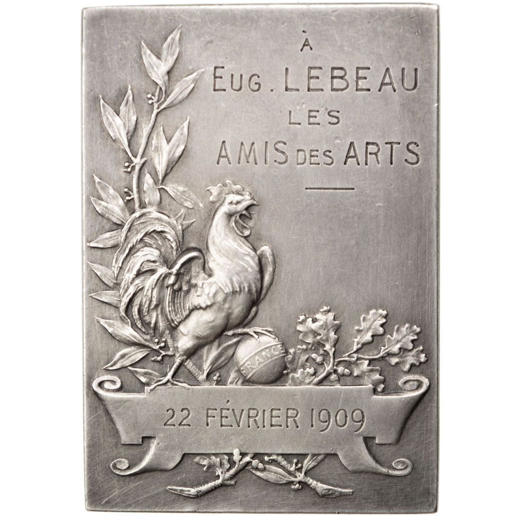 FRANCE, Arts & Culture, French Third Republic, Medal, 1909, AU(55-58), Pillet,..