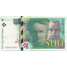 Francia, 500 Francs, Pierre et Marie Curie, 1998, MBC, Fayette:76.4, KM:160c