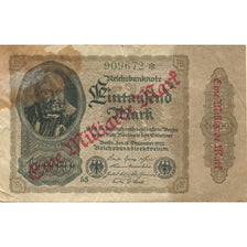 Billet, Allemagne, 1 Milliarde Mark on 1000 Mark, 1922, 1922-12-15, KM:113a, TB