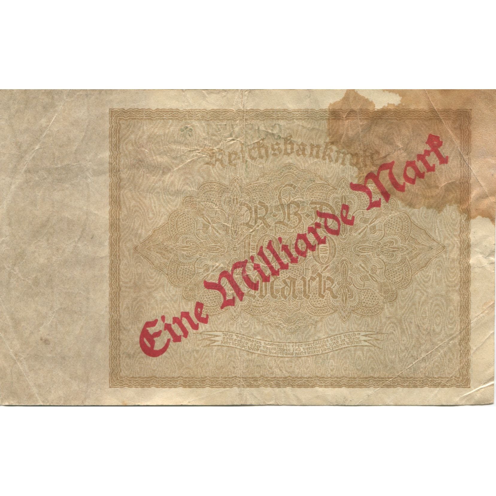 Geldschein, Deutschland, 1 Milliarde Mark on 1000 Mark, 1922, 1922-12-15