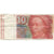 Billete, 10 Franken, 1981, Suiza, KM:53c, Undated, BC+