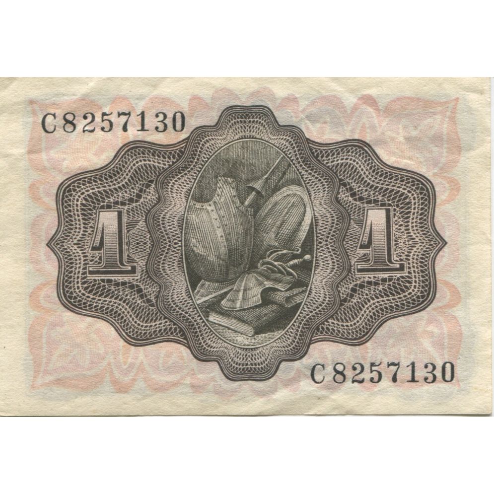 Banknote, Spain, 1 Peseta, 1951, 1951-11-19, KM:139a, AU(50-53)