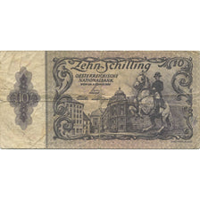 Banconote, Austria, 10 Schilling, 1950, 1950-01-02, KM:127, MB