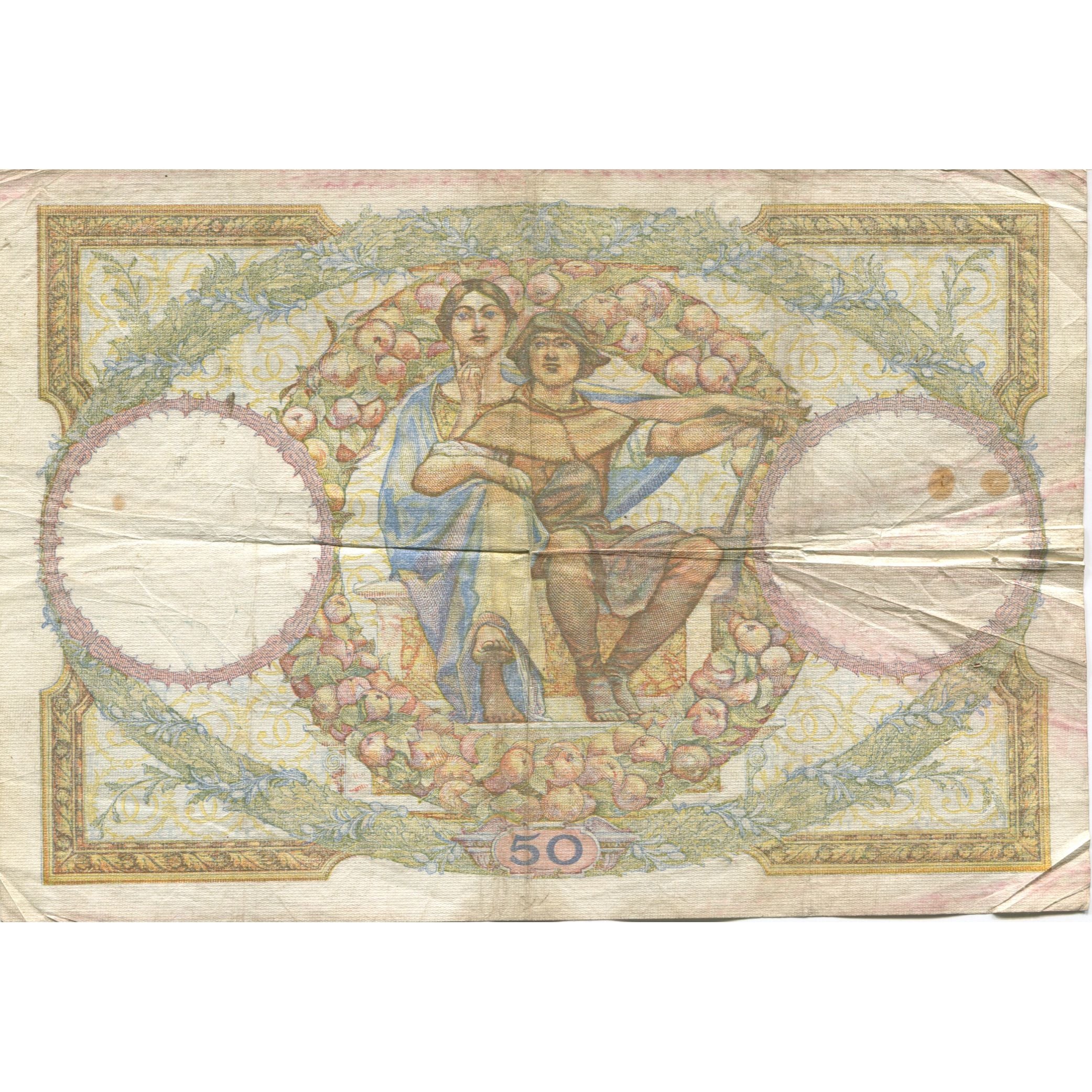 France, 50 Francs, Luc Olivier Merson, 1933, 1933-06-22, VF(20-25)