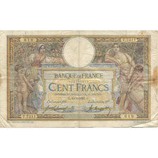 França, 100 Francs, Luc Olivier Merson, 1921, 1921-02-15, VF(20-25)