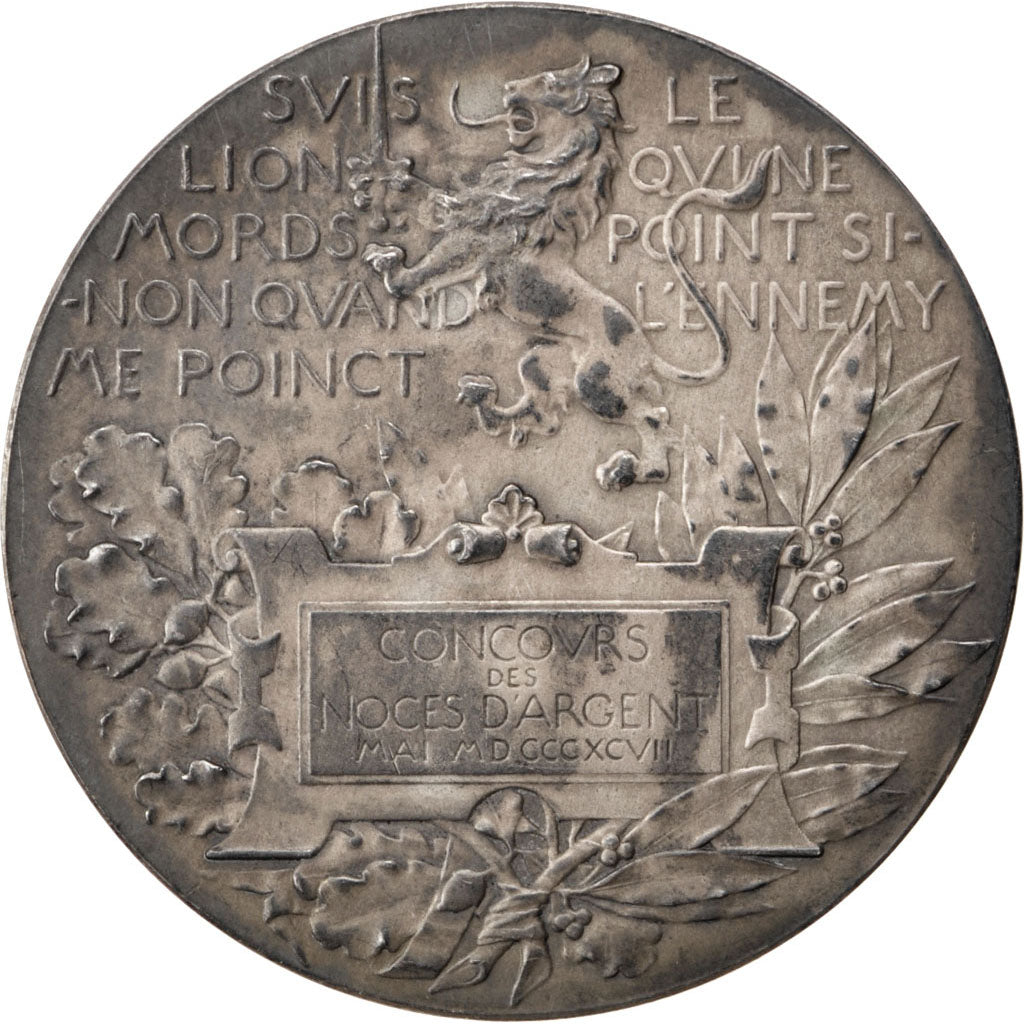 FRANCE, Sports & leisure, French Third Republic, Medal, 1897, AU(50-53), Patey,.