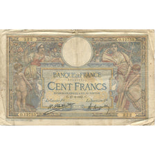 France, 100 Francs, Luc Olivier Merson, 1925, 1925-08-27, VF(20-25)