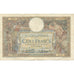 França, 100 Francs, Luc Olivier Merson, 1925, 1925-10-15, VF(20-25)