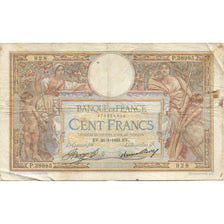 France, 100 Francs, Luc Olivier Merson, 1933, 1933-01-26, VF(20-25)