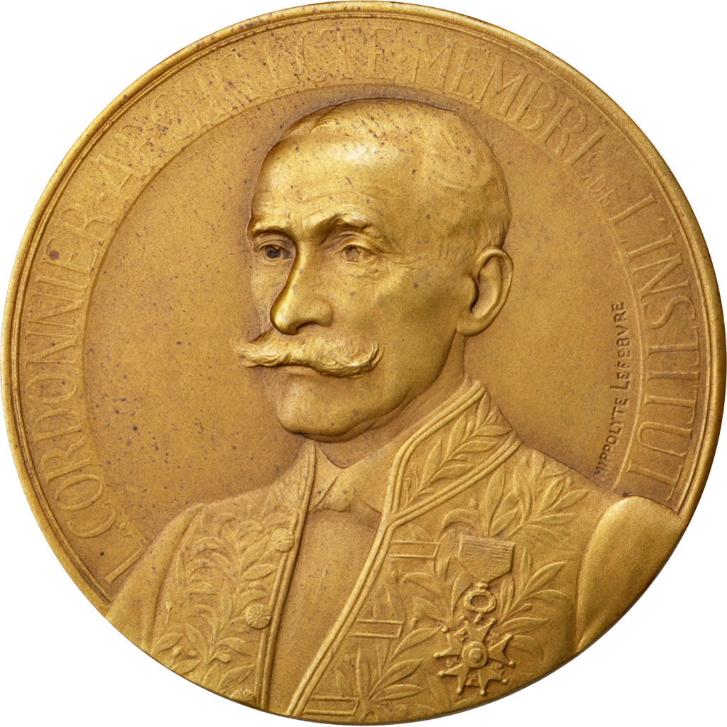 FRANCE, Arts & Culture, French Third Republic, Medal, 1912, AU(50-53), Bronze,..