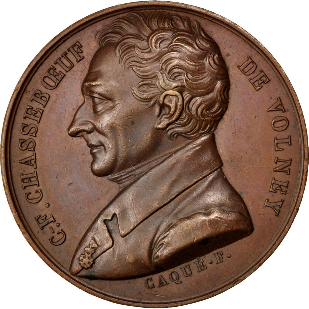 FRANCE, History, Louis XVIII, Medal, 1822, AU(50-53), Caqué, Bronze, 40.30