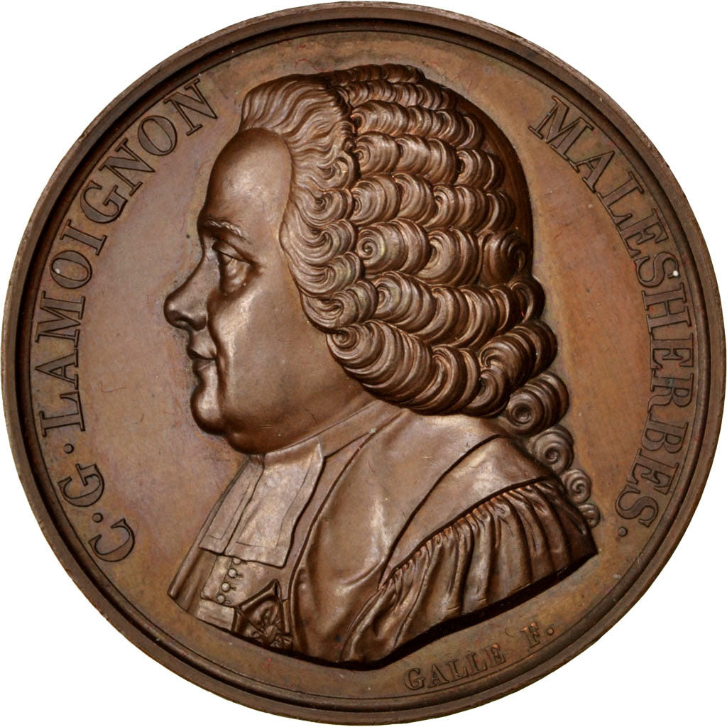 FRANCE, History, Louis XVIII, Medal, 1819, AU(55-58), Barre, Bronze, 37.90