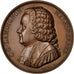 FRANCE, History, Louis XVIII, Medal, 1819, AU(55-58), Barre, Bronze, 37.90