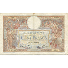 Francja, 100 Francs, Luc Olivier Merson, 1938, 1938-01-27, VF(20-25)