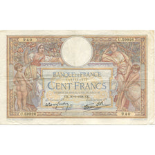 France, 100 Francs, Luc Olivier Merson, 1938, 1938-06-30, VF(20-25)