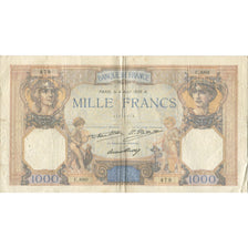 France, 1000 Francs, Cérès et Mercure, 1930, 1930-04-4, TB, Fayette:37.5