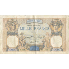 France, 1000 Francs, Cérès et Mercure, 1936, 1936-07-16, VF(20-25)