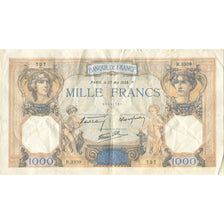 France, 1000 Francs, Cérès et Mercure, 1938, 1938-05-27, VF(20-25)