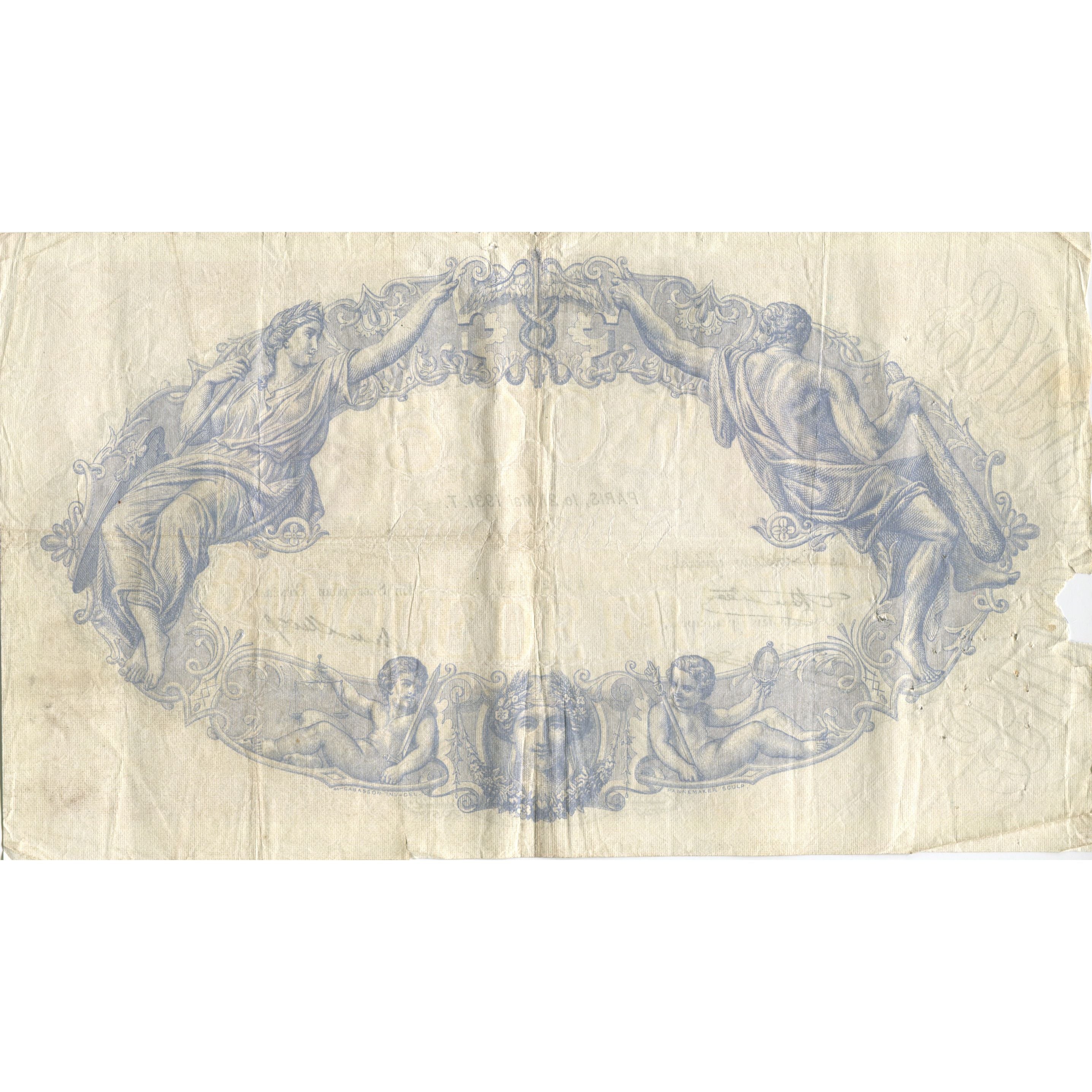 Frankrijk, 500 Francs, Bleu et Rose, 1931, 1931-05-21, TB, Fayette:30.34, KM:66l