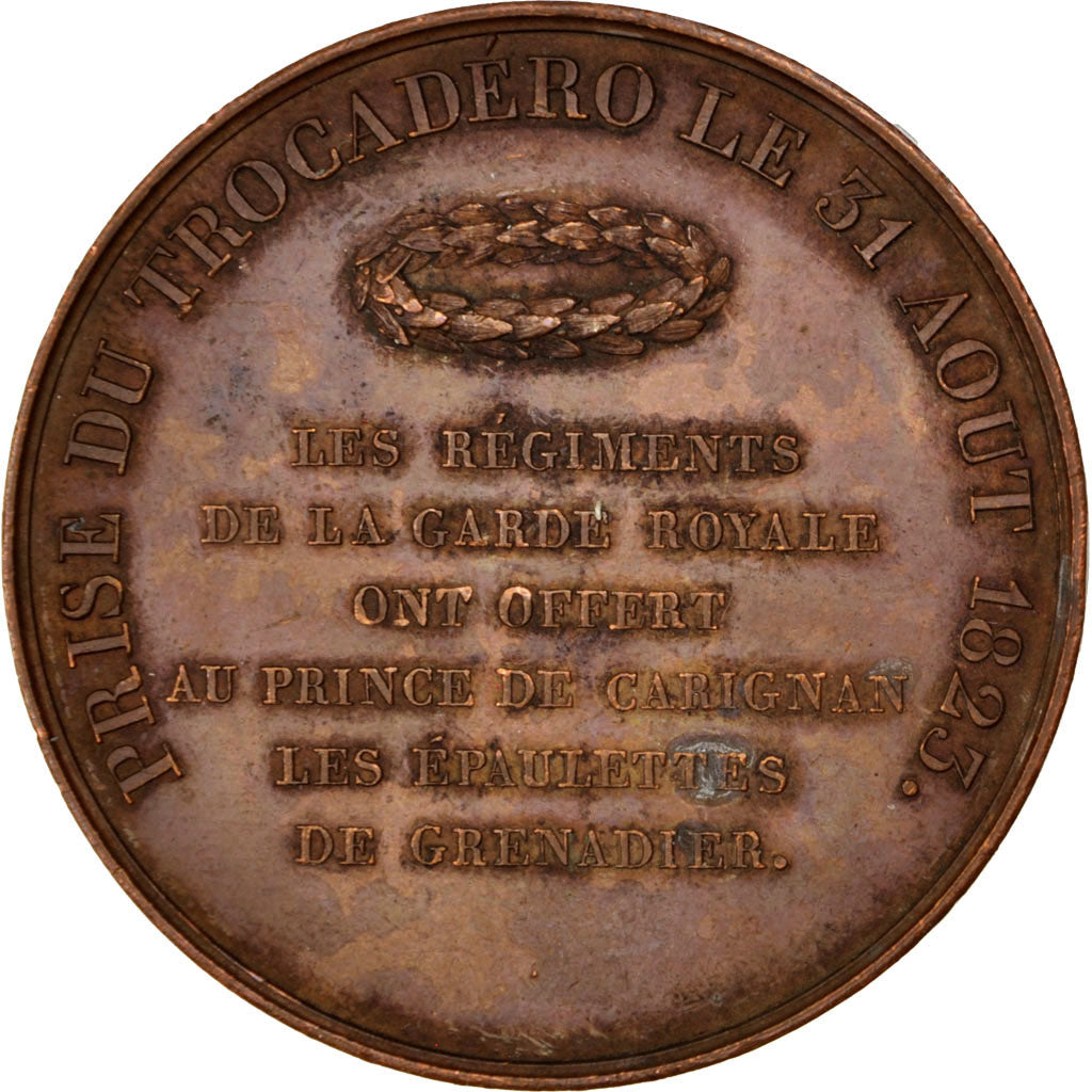 Charles Amedé Albert de Savoie, Prince de Carignan, Médaille