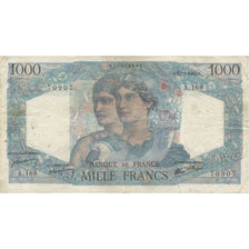 France, 1000 Francs, Minerve et Hercule, 1946, 1946-01-17, VF(20-25)