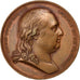 Francia, Medal, First Restoration, Politics, Society, War, 1814, Andrieu, BB,...