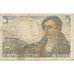 Francja, 5 Francs, Berger, 1943, 1943-12-23, VF(20-25), Fayette:05.05, KM:98a