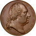 France, Medal, Louis XVIII, Politics, Society, War, 1814, Gayrard, AU(55-58)