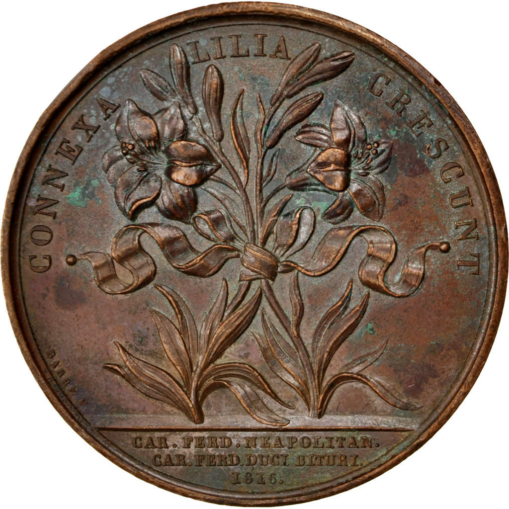 FRANCE, Politics, Society, War, Louis XVIII, Medal, 1816, AU(55-58), Gayrard,...