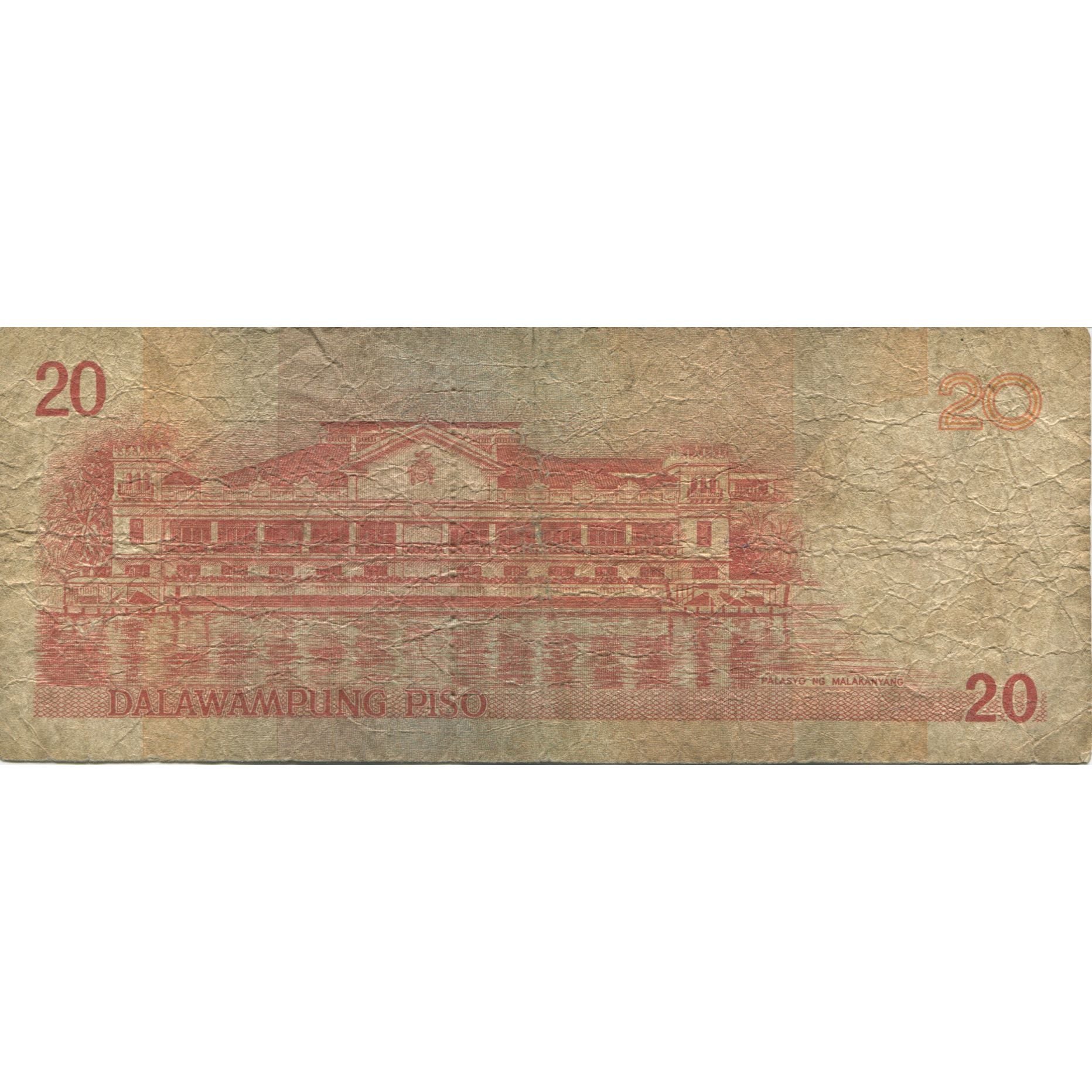 Banconote, Filippine, 20 Piso, KM:200, B