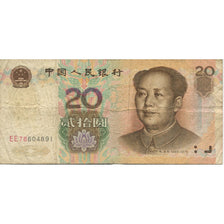 Banconote, Cina, 20 Yuan, 1999, KM:899, MB