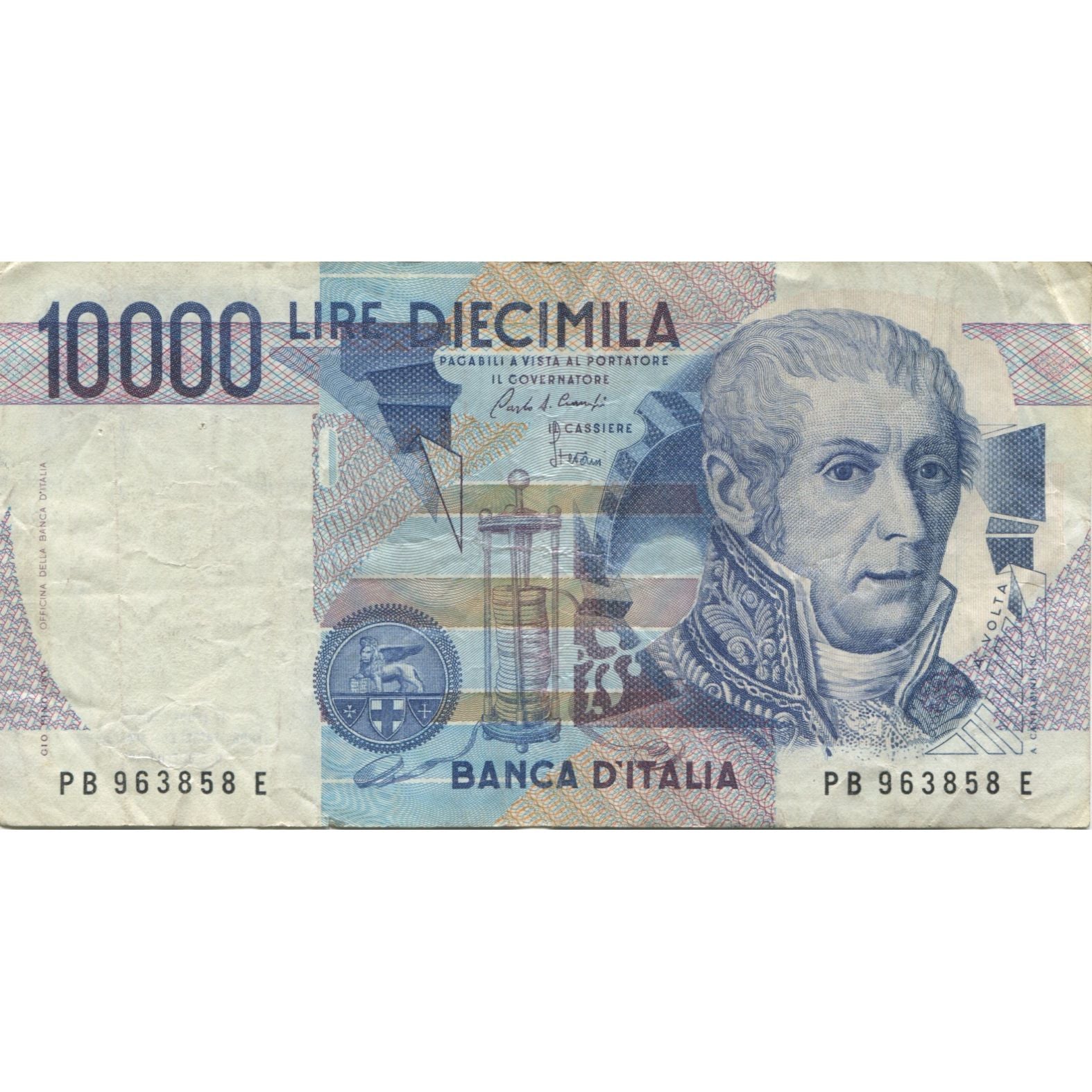 Banknot, Włochy, 10,000 Lire, 1984, 1984-09-03, KM:112a, EF(40-45)