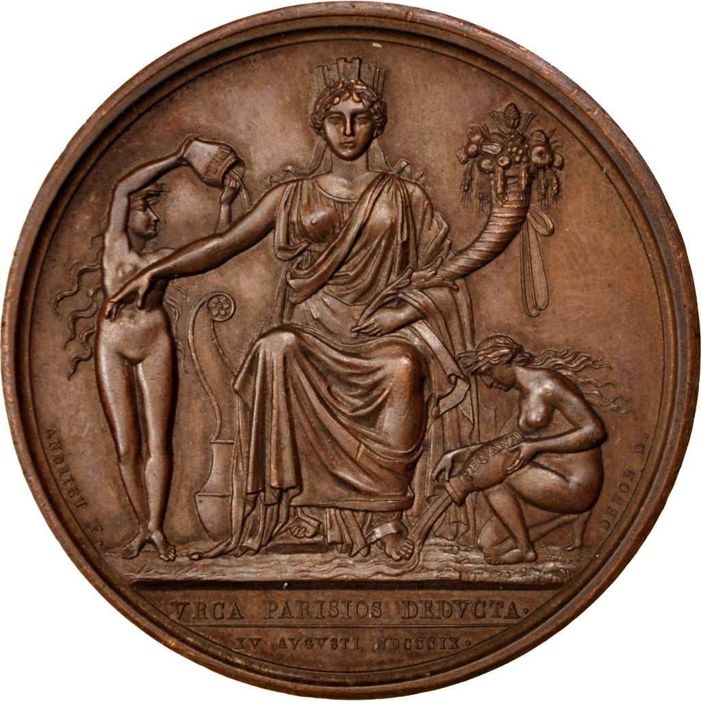 FRANCE, Politics, Society, War, First French Empire, Medal, 1809, AU(55-58),...