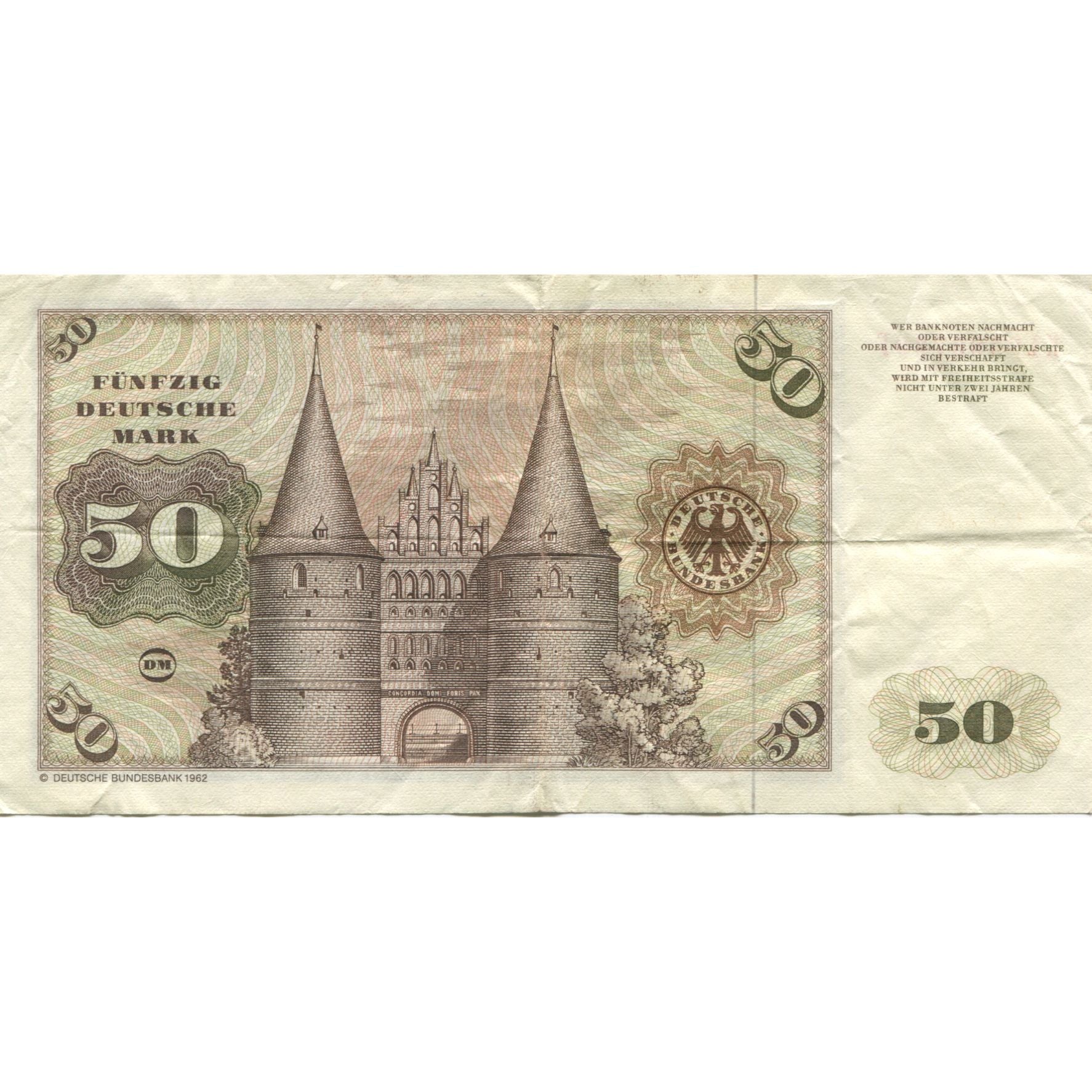 Banknote, GERMANY - FEDERAL REPUBLIC, 50 Deutsche Mark, 1980, 1980-01-02