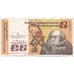 Biljet, Ierland - republiek, 5 Pounds, 1988, 1988-08-12, KM:71e, TTB