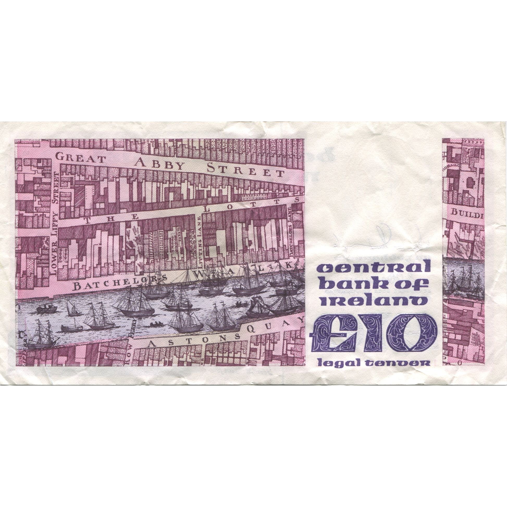 Banknote, Ireland - Republic, 10 Pounds, 1988, 1988-02-01, KM:72c, EF(40-45)
