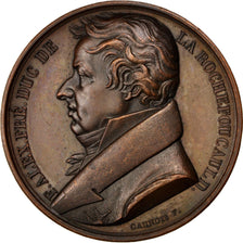 France, Medal, Louis XVIII, History, 1823, AU(50-53), Bronze