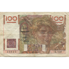 Frankrijk, 100 Francs, Jeune Paysan, 1952, 1952-04-03, TB, Fayette:28.32