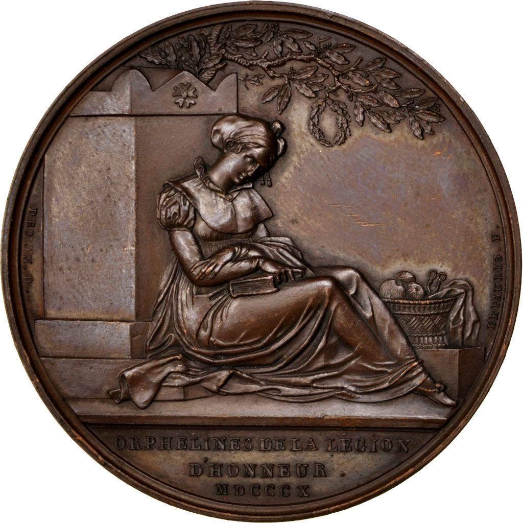 Francia, Medal, First French Empire, Politics, Society, War, 1810, SPL-, Bron...