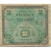 France, 2 Francs, Drapeau/France, 1944, TB+, Fayette:VF16.2, KM:114b