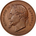 FRANCE, Sciences & Technologies, Second French Empire, Medal, 1867, AU(50-53),..