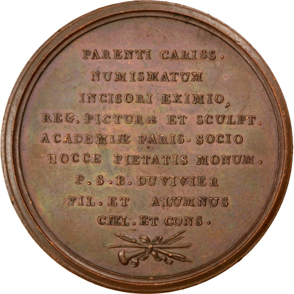 FRANCE, Arts & Culture, French Directory, Medal, 1797, AU(55-58), Duvivier,...