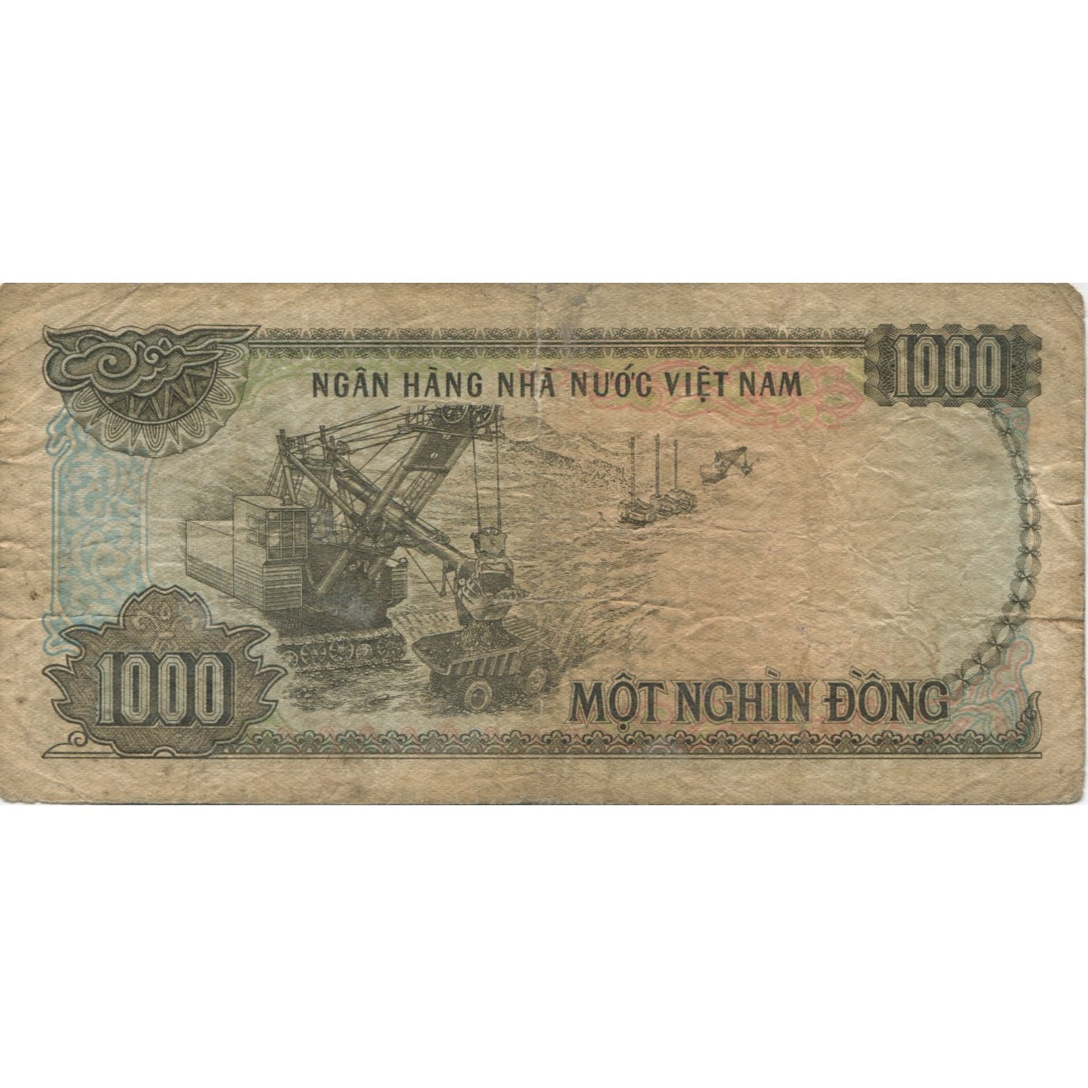 Banknote, Vietnam, 1000 D<ox>ng, Undated (1987), KM:102a, VG(8-10)