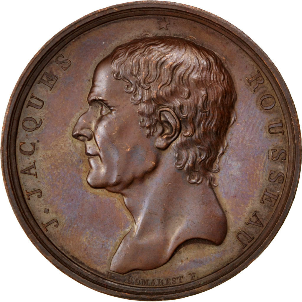 Jean Jacques Rousseau, Médaille